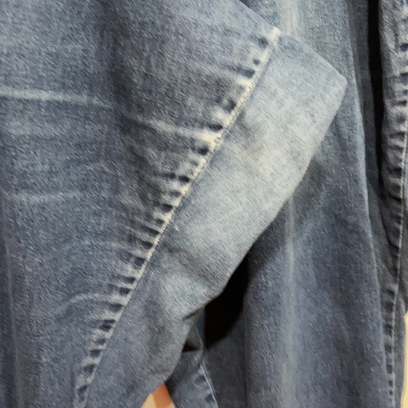 Denim&co 1X pull on stretch denim jeans. Some wear in inner thigh see pics. - Picture 7 of 7
